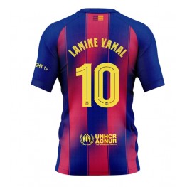 Barcelona Lamine Yamal #10 Thuis tenue 2025-26 Korte Mouw