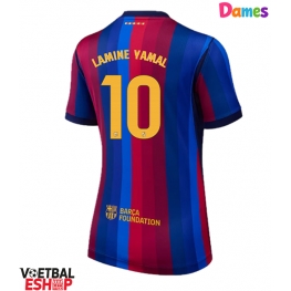 Barcelona Lamine Yamal #10 Thuis tenue Dames 2026-27 Korte Mouw
