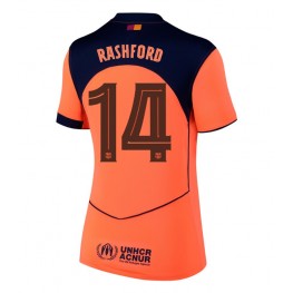Barcelona Marcus Rashford #14 Derde tenue Dames 2025-26 Korte Mouw