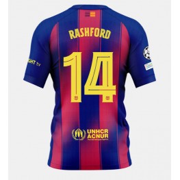 Barcelona Marcus Rashford #14 Thuis tenue 2025-26 Korte Mouw