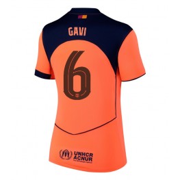 Barcelona Paez Gavi #6 Derde tenue Dames 2025-26 Korte Mouw