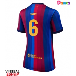 Barcelona Paez Gavi #6 Thuis tenue Dames 2026-27 Korte Mouw