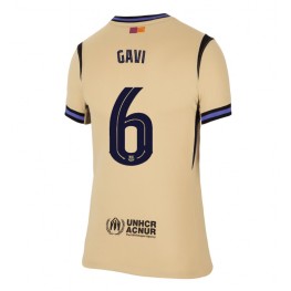 Barcelona Paez Gavi #6 Uit tenue Dames 2025-26 Korte Mouw
