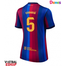 Barcelona Pau Cubarsi #5 Thuis tenue Dames 2026-27 Korte Mouw