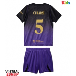 Barcelona Pau Cubarsi #5 Uit tenue Kids 2026-27 Korte Mouw (+ Korte broeken)