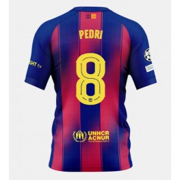 Barcelona Pedri Gonzalez #8 Thuis tenue 2025-26 Korte Mouw