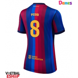 Barcelona Pedri Gonzalez #8 Thuis tenue Dames 2026-27 Korte Mouw
