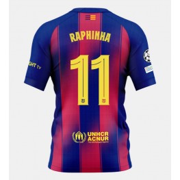 Barcelona Raphinha Belloli #11 Thuis tenue 2025-26 Korte Mouw