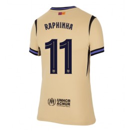 Barcelona Raphinha Belloli #11 Uit tenue Dames 2025-26 Korte Mouw