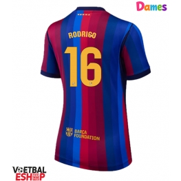 Barcelona Rodri Hernandez #16 Thuis tenue Dames 2026-27 Korte Mouw