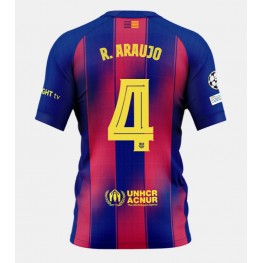 Barcelona Ronald Araujo #4 Thuis tenue 2025-26 Korte Mouw
