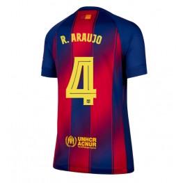Barcelona Ronald Araujo #4 Thuis tenue Dames 2025-26 Korte Mouw