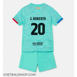 Barcelona Sergi Roberto #20 Derde tenue Kids 2023-24 Korte Mouw (+ Korte broeken)