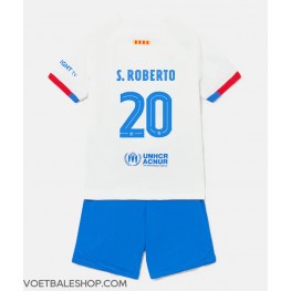 Barcelona Sergi Roberto #20 Uit tenue Kids 2023-24 Korte Mouw (+ Korte broeken)