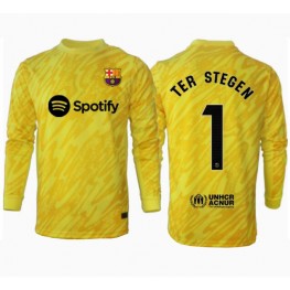 Barcelona Ter Stegen #1 Keeper Thuis tenue 2024-25 Lange Mouw