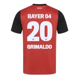 Bayer Leverkusen Alejandro Grimaldo #20 Thuis tenue 2024-25 Korte Mouw