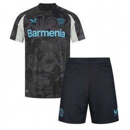 Bayer Leverkusen Derde tenue Kids 2024-25 Korte Mouw (+ Korte broeken)