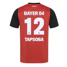 Bayer Leverkusen Edmond Tapsoba #12 Thuis tenue 2024-25 Korte Mouw
