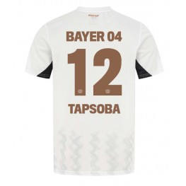 Bayer Leverkusen Edmond Tapsoba #12 Uit tenue 2024-25 Korte Mouw