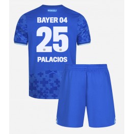 Bayer Leverkusen Exequiel Palacios #25 Derde tenue Kids 2025-26 Korte Mouw (+ Korte broeken)