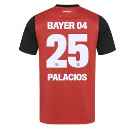 Bayer Leverkusen Exequiel Palacios #25 Thuis tenue 2024-25 Korte Mouw