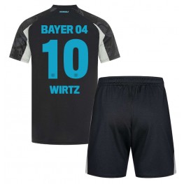 Bayer Leverkusen Florian Wirtz #10 Derde tenue Kids 2024-25 Korte Mouw (+ Korte broeken)