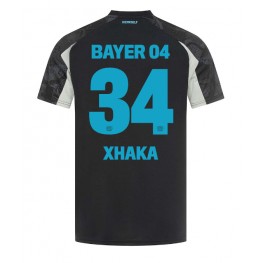 Bayer Leverkusen Granit Xhaka #34 Derde tenue 2024-25 Korte Mouw