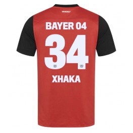 Bayer Leverkusen Granit Xhaka #34 Thuis tenue 2024-25 Korte Mouw