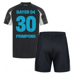 Bayer Leverkusen Jeremie Frimpong #30 Derde tenue Kids 2024-25 Korte Mouw (+ Korte broeken)