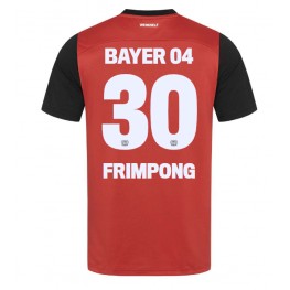 Bayer Leverkusen Jeremie Frimpong #30 Thuis tenue 2024-25 Korte Mouw