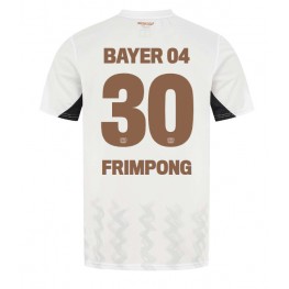 Bayer Leverkusen Jeremie Frimpong #30 Uit tenue 2024-25 Korte Mouw