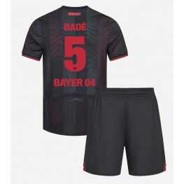 Bayer Leverkusen Loic Bade #5 Thuis tenue Kids 2025-26 Korte Mouw (+ Korte broeken)