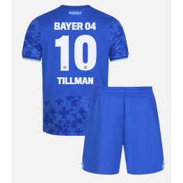 Bayer Leverkusen Malik Tillman #10 Derde tenue Kids 2025-26 Korte Mouw (+ Korte broeken)