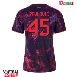 Bayern Munich Aleksandar Pavlovic #45 Derde tenue Dames 2026-27 Korte Mouw