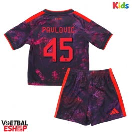 Bayern Munich Aleksandar Pavlovic #45 Derde tenue Kids 2026-27 Korte Mouw (+ Korte broeken)