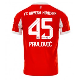 Bayern Munich Aleksandar Pavlovic #45 Thuis tenue 2025-26 Korte Mouw