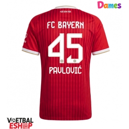 Bayern Munich Aleksandar Pavlovic #45 Thuis tenue Dames 2026-27 Korte Mouw