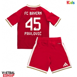 Bayern Munich Aleksandar Pavlovic #45 Thuis tenue Kids 2026-27 Korte Mouw (+ Korte broeken)