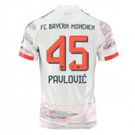 Bayern Munich Aleksandar Pavlovic #45 Uit tenue 2025-26 Korte Mouw