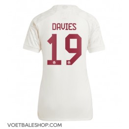 Bayern Munich Alphonso Davies #19 Derde tenue Dames 2023-24 Korte Mouw