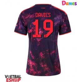 Bayern Munich Alphonso Davies #19 Derde tenue Dames 2026-27 Korte Mouw
