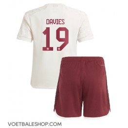 Bayern Munich Alphonso Davies #19 Derde tenue Kids 2023-24 Korte Mouw (+ Korte broeken)
