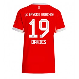 Bayern Munich Alphonso Davies #19 Thuis tenue Dames 2025-26 Korte Mouw