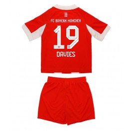 Bayern Munich Alphonso Davies #19 Thuis tenue Kids 2025-26 Korte Mouw (+ Korte broeken)