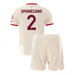 Bayern Munich Dayot Upamecano #2 Derde tenue Kids 2024-25 Korte Mouw (+ Korte broeken)