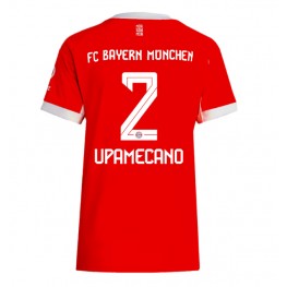 Bayern Munich Dayot Upamecano #2 Thuis tenue Dames 2025-26 Korte Mouw