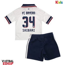 Bayern Munich Ismael Saibari #34 Uit tenue Kids 2026-27 Korte Mouw (+ Korte broeken)