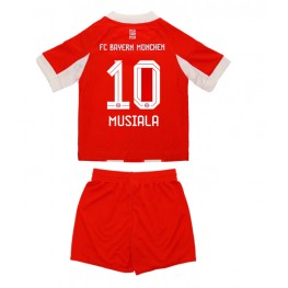 Bayern Munich Jamal Musiala #10 Thuis tenue Kids 2025-26 Korte Mouw (+ Korte broeken)
