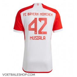 Bayern Munich Jamal Musiala #42 Thuis tenue 2023-24 Korte Mouw