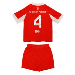 Bayern Munich Jonathan Tah #4 Thuis tenue Kids 2025-26 Korte Mouw (+ Korte broeken) Bayern Munich Jonathan Tah #4 Thuis tenue Kids 2025-26 Korte Mouw (+ Korte broeken)